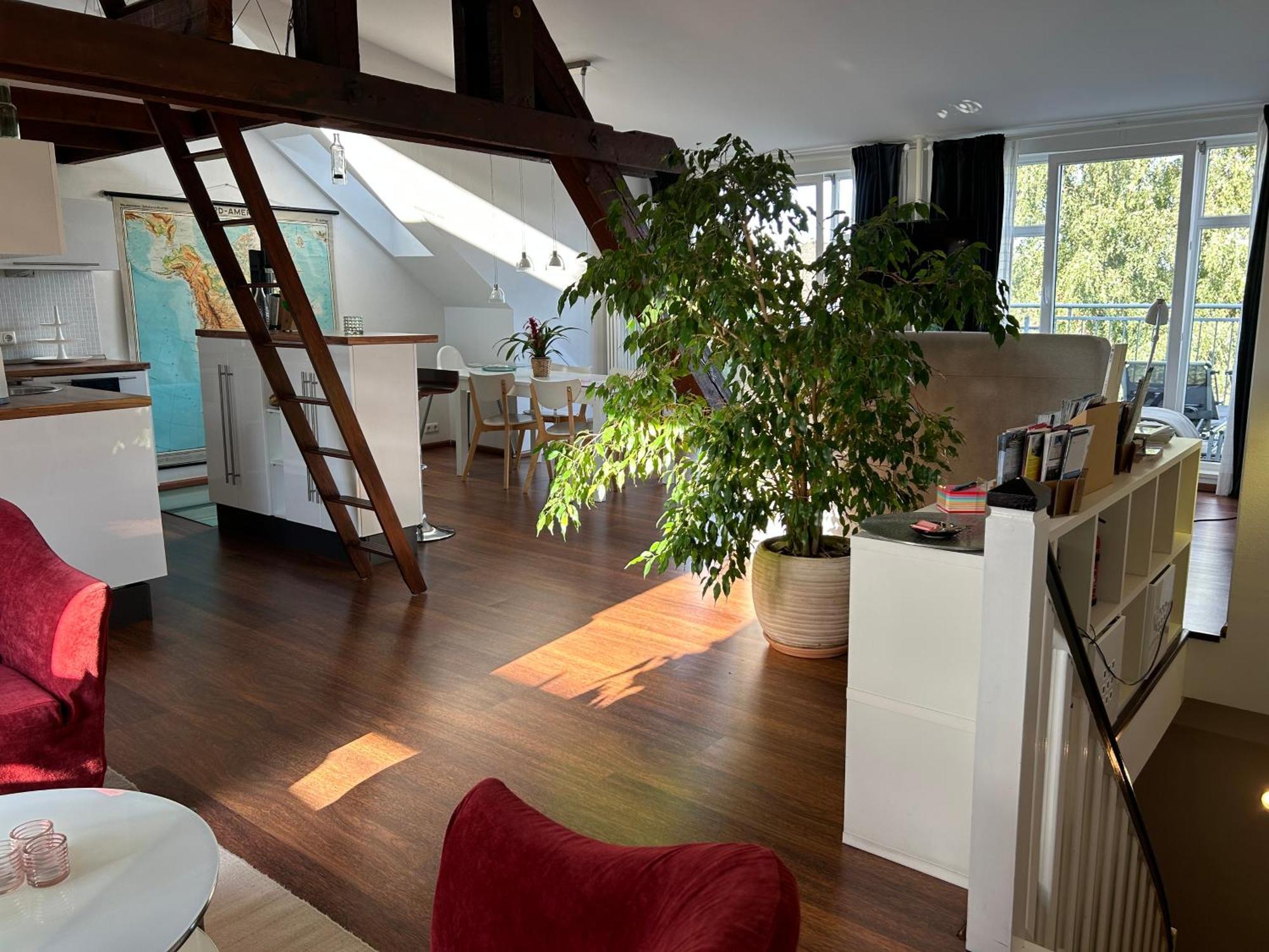 Dachstudio Im Geteviertel - Citynah Apartment *